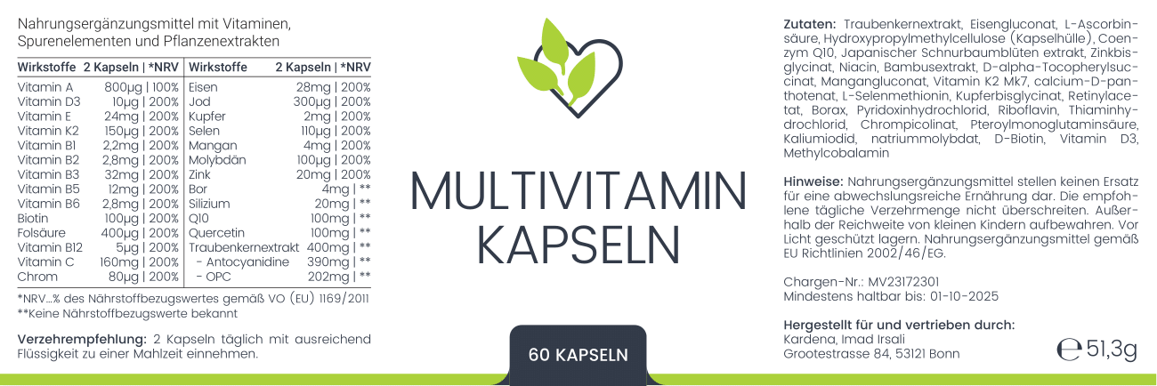 Multivitamin Premium mit Q10